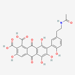 molecular formula C26H19NO12 B1674212 Laccaic acid A CAS No. 15979-35-8