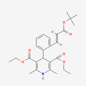 molecular formula C26H33NO6 B1674219 Lacidipine CAS No. 103890-78-4