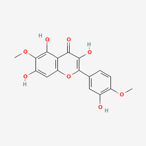molecular formula C17H14O8 B1674220 Laciniatin CAS No. 74161-28-7