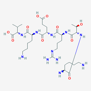 molecular formula C32H61N11O10 B1674224 Lac repressor fragment 33-38 CAS No. 78228-88-3