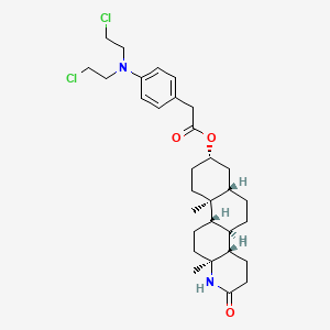 molecular formula C31H44Cl2N2O3 B1674227 Lactandrate CAS No. 43000-65-3