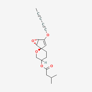 molecular formula C19H22O5 B1674230 Lactiflorasyne CAS No. 107259-45-0