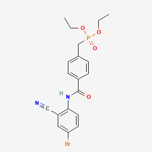 molecular formula C19H20BrN2O4P B1674237 依博立品 CAS No. 133208-93-2