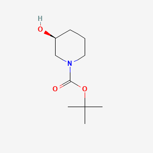 molecular formula C10H19NO3 B1674238 (S)-1-Boc-3-羟基哌啶 CAS No. 143900-44-1
