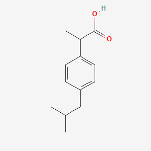 molecular formula C13H18O2 B1674241 Ibuprofen CAS No. 15687-27-1