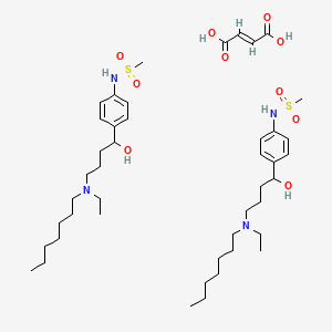 molecular formula C24H40N2O7S B1674249 Ibutilide Hemifumarate CAS No. 122647-32-9
