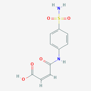 molecular formula C10H10N2O5S B167425 (Z)-3-(4-Sulfamoylphenylcarbamoyl)acrylic acid CAS No. 1886-79-9