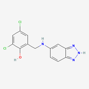 molecular formula C13H10Cl2N4O B1674250 IC87201 CAS No. 866927-10-8