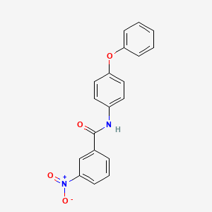 molecular formula C19H14N2O4 B1674253 3-硝基-N-(4-苯氧基苯基)苯甲酰胺 CAS No. 316146-57-3
