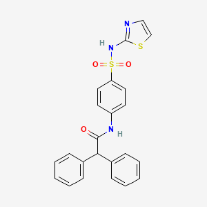 molecular formula C23H19N3O3S2 B1674254 ICA-121431 CAS No. 313254-51-2