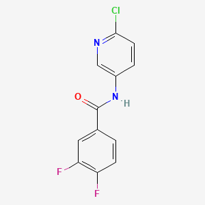 molecular formula C12H7ClF2N2O B1674255 ICA-27243 CAS No. 325457-89-4