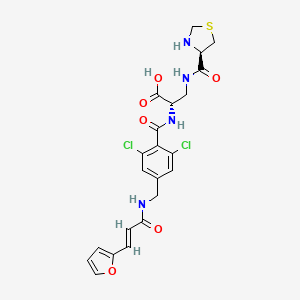 molecular formula C22H22Cl2N4O6S B1674256 ICAM-1988 CAS No. 444169-80-6