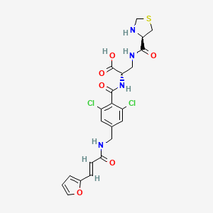 molecular formula C22H22Cl2N4O6S B1674256 Unii-H1N7U7VZ18 CAS No. 444169-80-6