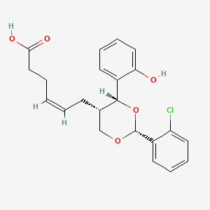 molecular formula C22H23ClO5 B1674265 ICI 192605 CAS No. 117621-64-4
