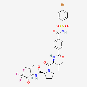 molecular formula C30H34BrF3N4O7S B1674269 Ici 200355 CAS No. 105080-32-8