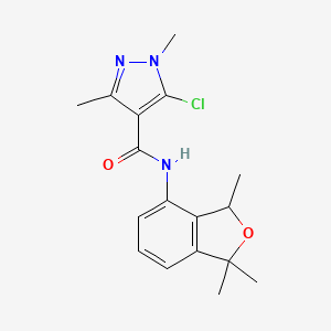 molecular formula C17H20ClN3O2 B1674270 Furametpyr CAS No. 123572-88-3