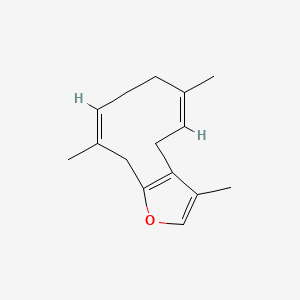 molecular formula C15H20O B1674272 Furanodiene CAS No. 19912-61-9