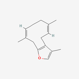 B1674272 Isofuranodiene CAS No. 19912-61-9