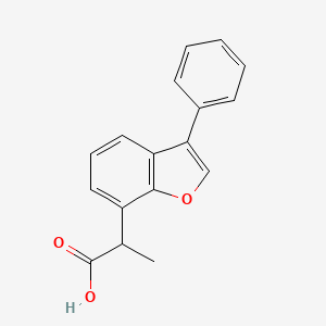 molecular formula C17H14O3 B1674275 Furaprofen CAS No. 67700-30-5