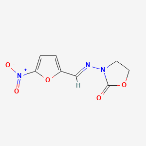 molecular formula C8H7N3O5 B1674277 Furazolidone CAS No. 67-45-8