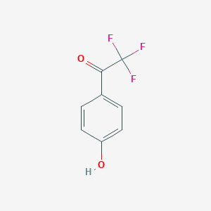 molecular formula C8H5F3O2 B167428 2,2,2-Trifluoro-1-(4-hydroxyphenyl)ethanone CAS No. 1823-63-8