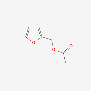 molecular formula C7H8O3 B1674280 Furfural acetate CAS No. 623-17-6