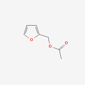 molecular formula C7H8O3 B1674280 Furfuryl acetate CAS No. 623-17-6