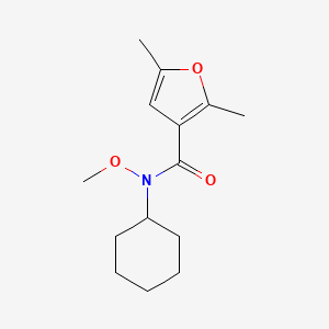 molecular formula C14H21NO3 B1674282 Furmecyclox CAS No. 60568-05-0