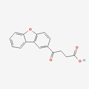 molecular formula C16H12O4 B1674283 Furobufen CAS No. 38873-55-1