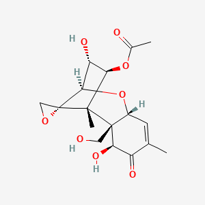 molecular formula C17H22O8 B1674291 Fusarenone X CAS No. 23255-69-8