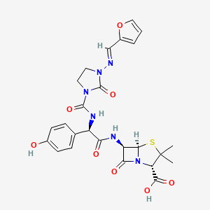 molecular formula C25H26N6O8S B1674295 Fuzlocilline CAS No. 66327-51-3