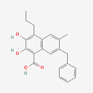molecular formula C22H22O4 B1674298 FX-11 CAS No. 213971-34-7