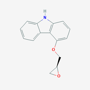 molecular formula C15H13NO2 B016743 (S)-(+)-4-(2,3-Epoxypropoxy)carbazole CAS No. 95093-95-1