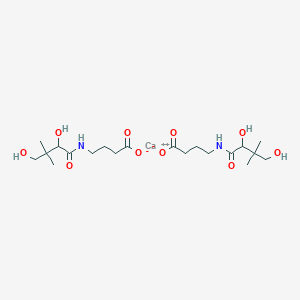 molecular formula C20H36CaN2O10 B167430 Calcium bis{4-[(2,4-dihydroxy-3,3-dimethylbutanoyl)amino]butanoate} CAS No. 1990-07-4