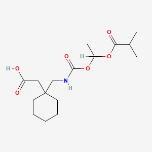 molecular formula C16H27NO6 B1674306 Gabapentin enacarbil CAS No. 478296-72-9