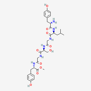 molecular formula C32H44N6O10 B1674308 Talactoferrin alpha CAS No. 117667-25-1