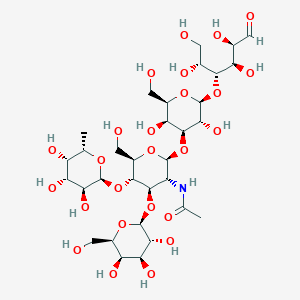 molecular formula C32H55NO25 B1674313 Lacto-N-fucopentaose-2 CAS No. 21973-23-9