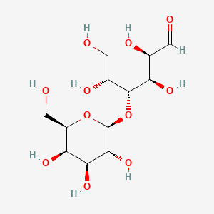 molecular formula C12H22O11 B1674315 乳糖 CAS No. 63-42-3
