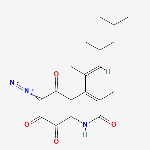 molecular formula C19H21N3O4 B1674326 Lagunamycin CAS No. 150693-65-5