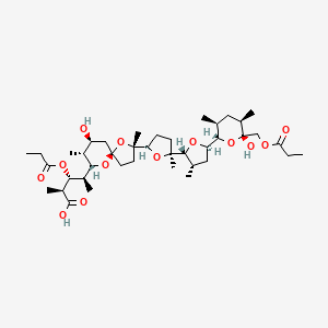 molecular formula C40H66O13 B1674330 Laidlomycin propionate CAS No. 78734-47-1