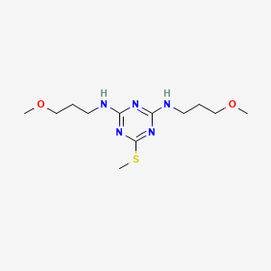 molecular formula C12H23N5O2S B1674339 Lambast CAS No. 845-52-3