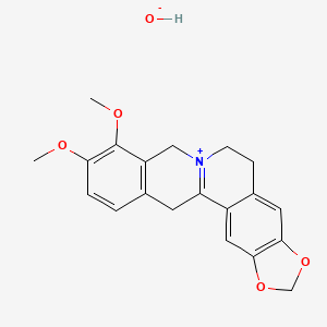 molecular formula C20H21NO5 B1674344 Lambertine hydroxide CAS No. 119420-08-5