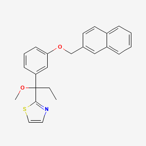 molecular formula C24H23NO2S B1674351 ICI 211965 CAS No. 129424-08-4