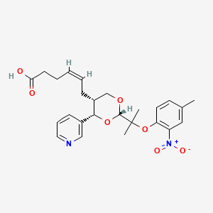 molecular formula C25H30N2O7 B1674353 ICI D1542 CAS No. 147332-48-7