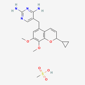 molecular formula C20H26N4O6S B1674356 Iclaprim mesylate CAS No. 474793-41-4