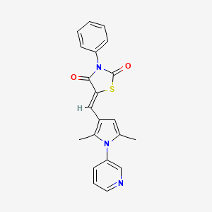 molecular formula C21H17N3O2S B1674363 iCRT 14 CAS No. 677331-12-3