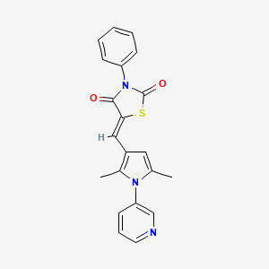 molecular formula C21H17N3O2S B1674363 iCRT14 CAS No. 677331-12-3