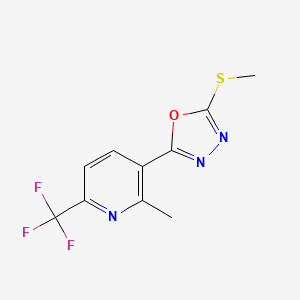 molecular formula C10H8F3N3OS B1674366 ICT5040 CAS No. 215655-21-3