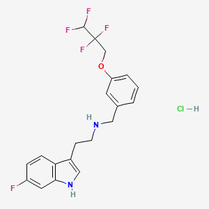 molecular formula C20H20ClF5N2O B1674369 Idalopirdine Hydrochloride CAS No. 467458-02-2