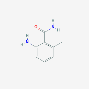 molecular formula C8H10N2O B167437 2-氨基-6-甲基苯甲酰胺 CAS No. 1885-31-0